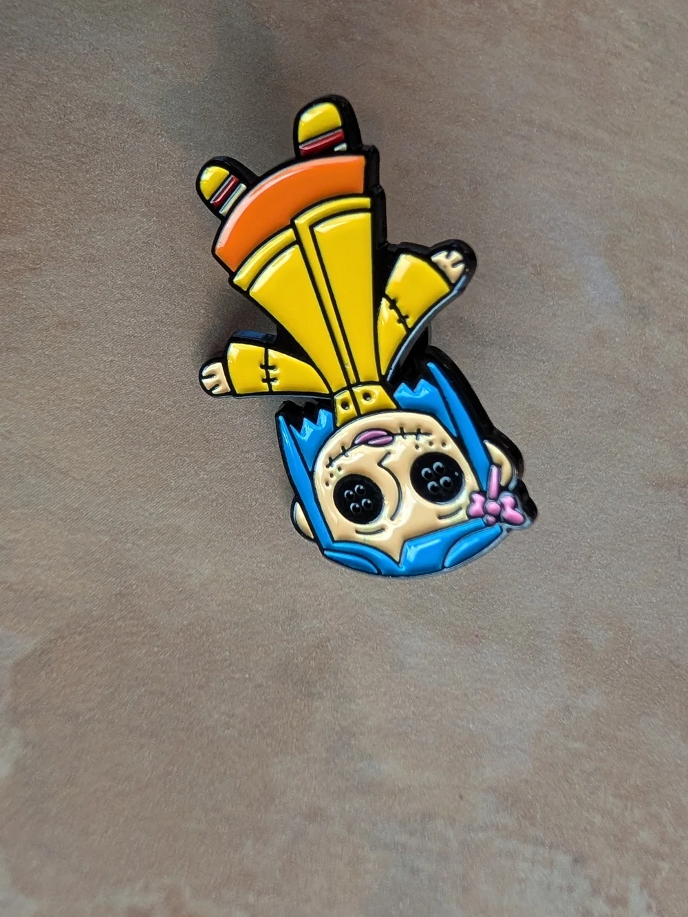 Coraline Enamel Pin 💙✨
